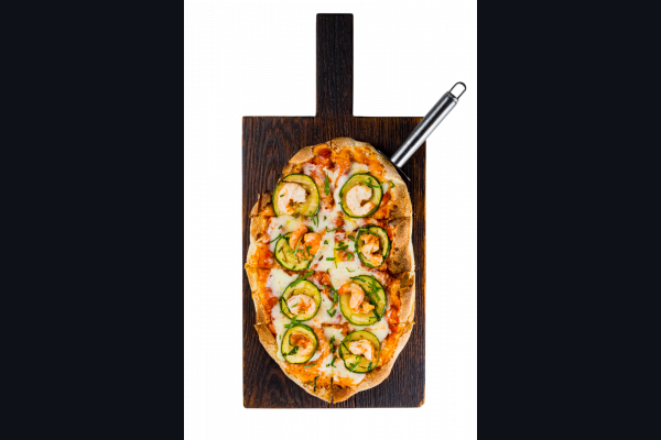 Креветки и цукини