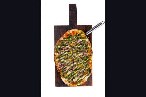 С курицей и песто