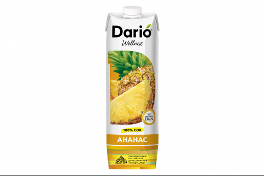 Ананасовый сок DARIO Wellness 250мл