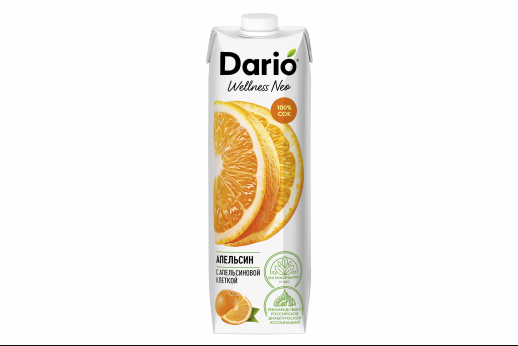 Апельсиновый сок DARIO Wellness 250мл